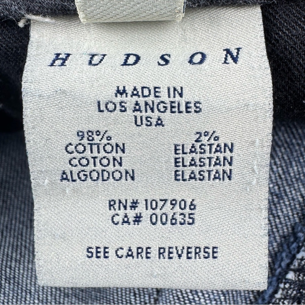 Hudson Jeans Straight Leg Denim in Dark Blue - Picture 8 of 10